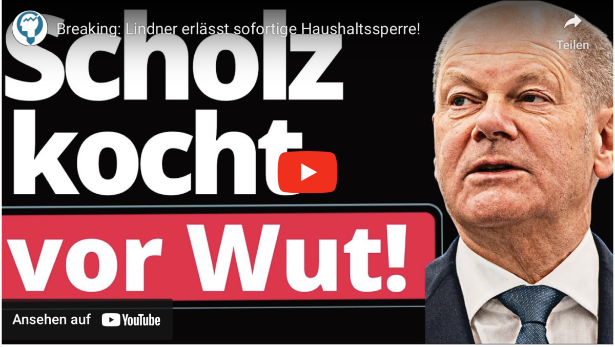 Breaking-News: Wirtschaftsminister Lindner erlässt sofortige Haushaltssperre!