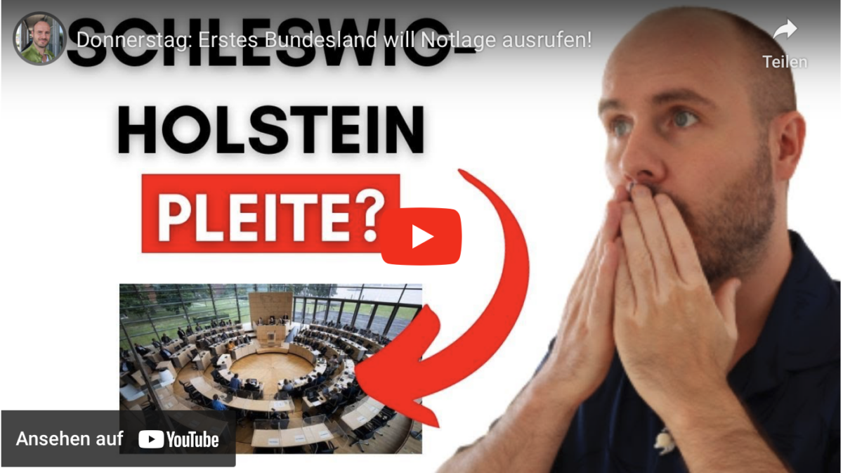 Donnerstag: Erstes Bundesland Schleswig-Holstein will Notlage ausrufen!