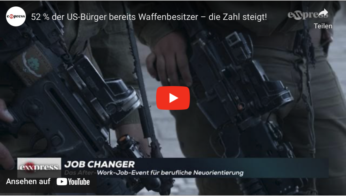 52 % der US-Bürger bereits Waffenbesitzer – die Zahl steigt!