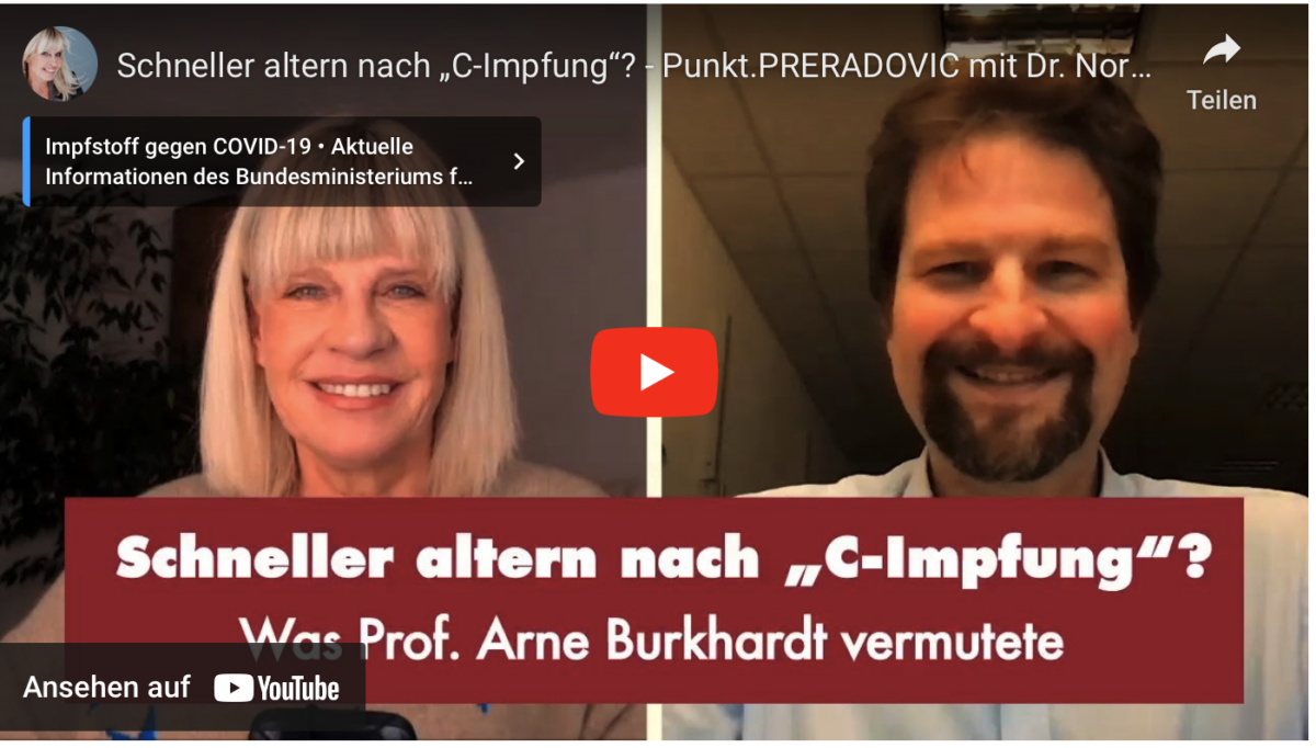 Schneller altern nach „C-Impfung“? – Punkt.PRERADOVIC mit Dr. Norbert Schwarz