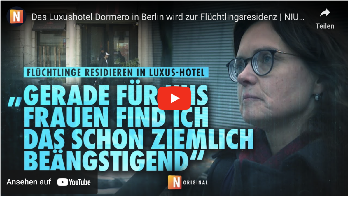 Das Luxushotel Dormero in Berlin wird zur Flüchtlingsresidenz!