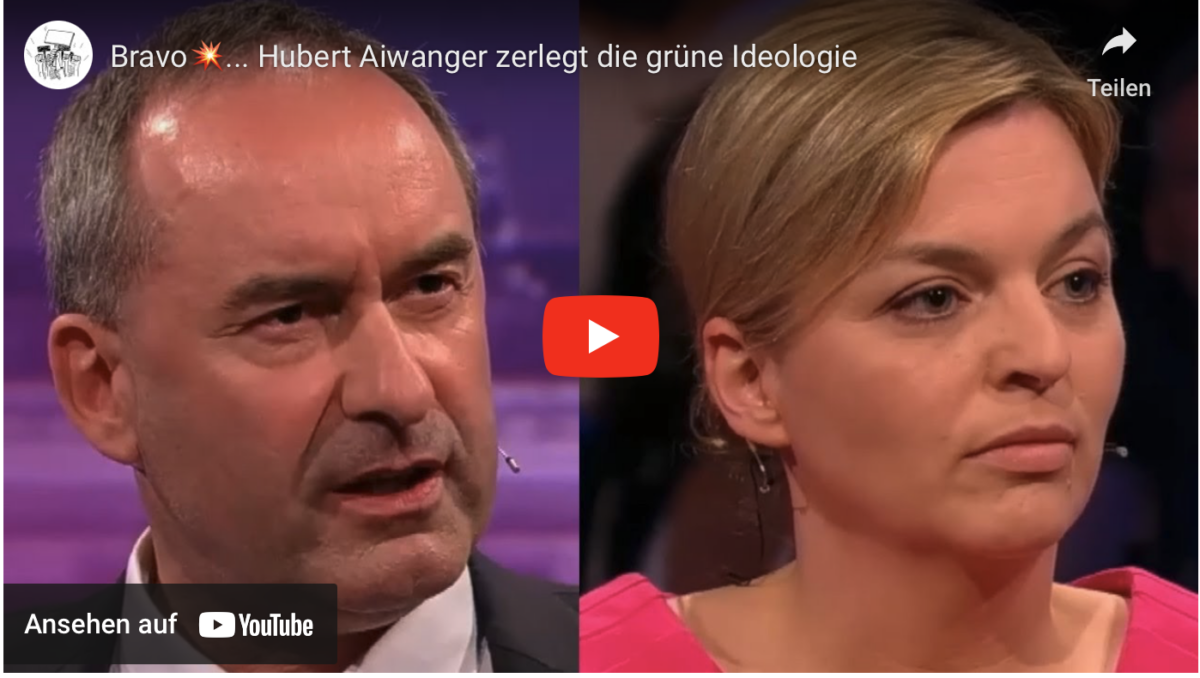 Bravo💥… Hubert Aiwanger zerlegt die grüne Ideologie