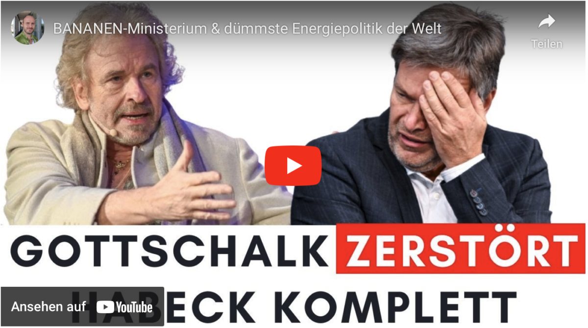 BANANEN-Ministerium & dümmste Energiepolitik der Welt