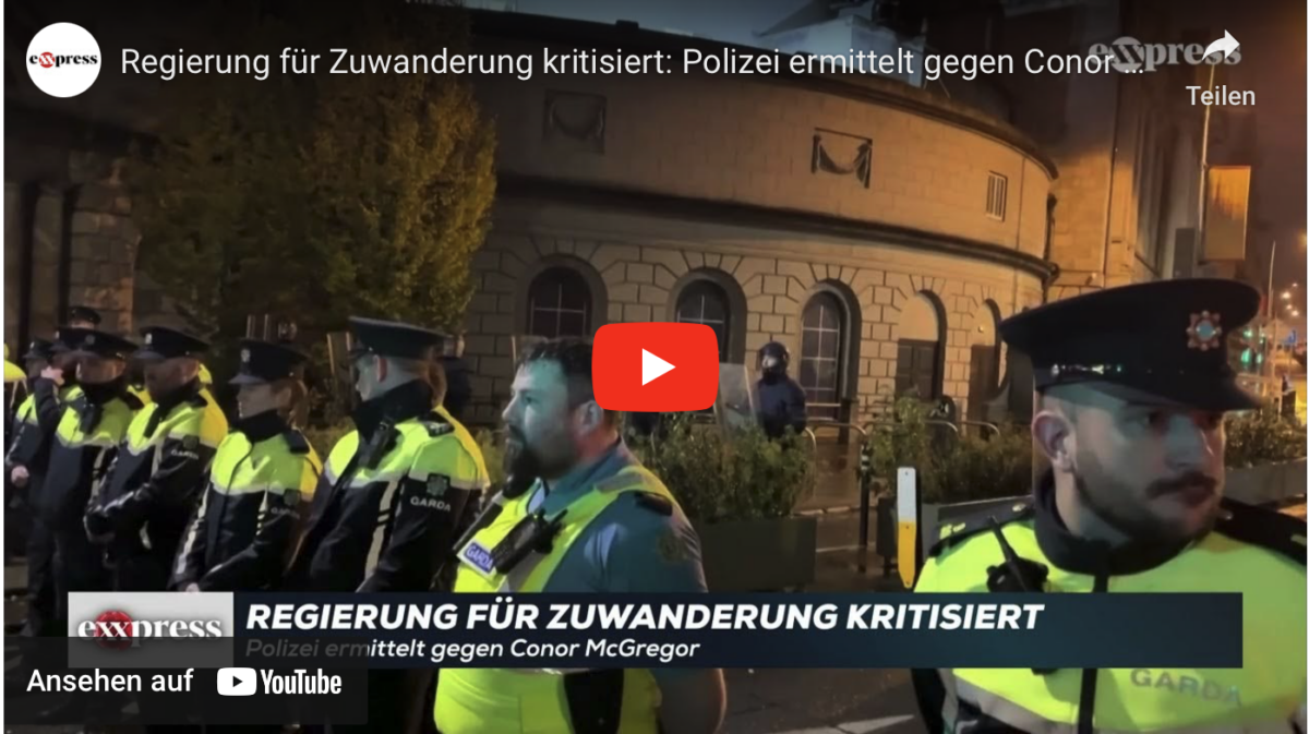 Regierung für Zuwanderung kritisiert: Polizei ermittelt gegen Conor McGregor