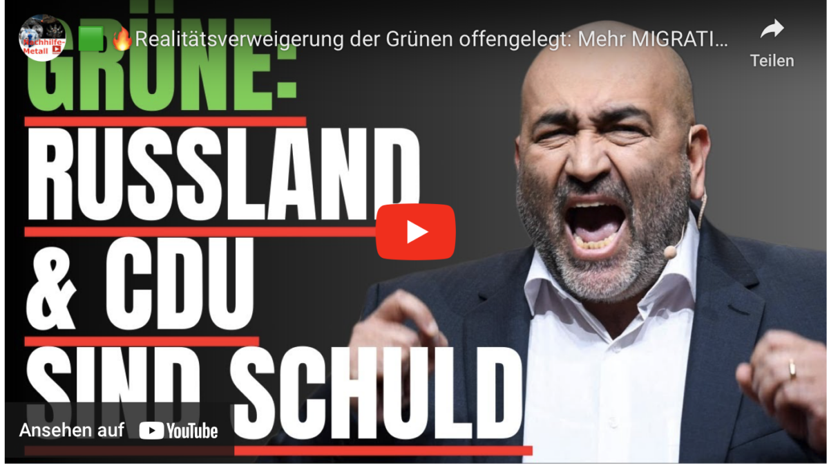 Realitätsverweigerung der Grünen offengelegt: Mehr MIGRATION, Mehr SCHULDEN & Mehr UKRAINE!