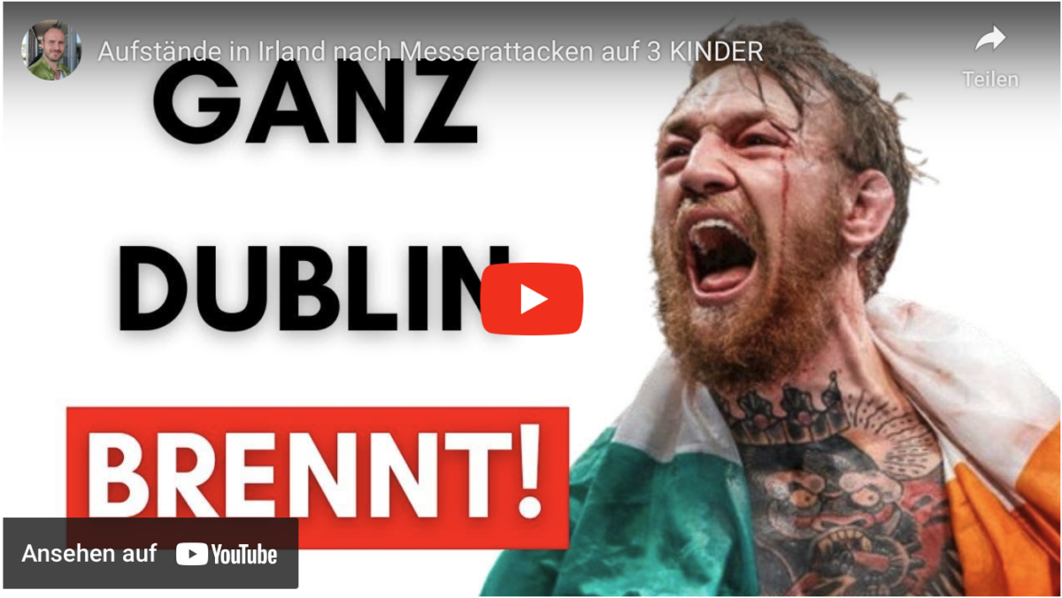 Aufstände in Irland nach Messerattacken auf 3 KINDER!