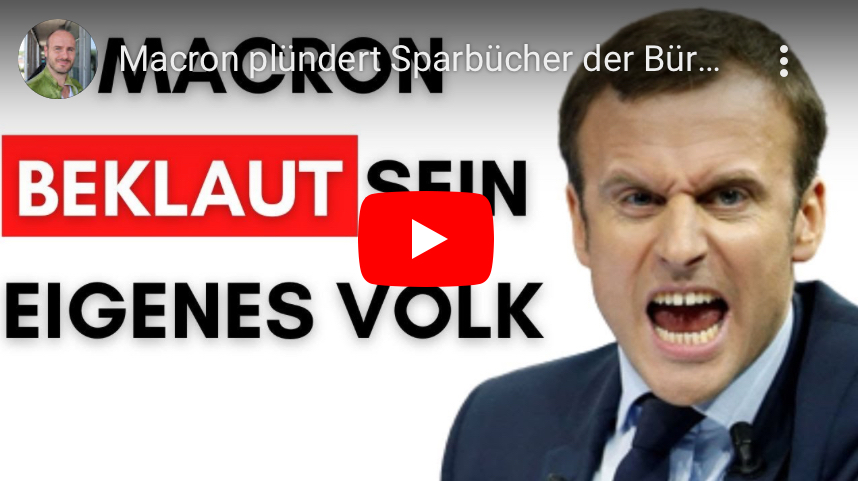 Macron plündert Sparbücher der Bürger für Militärausgaben!