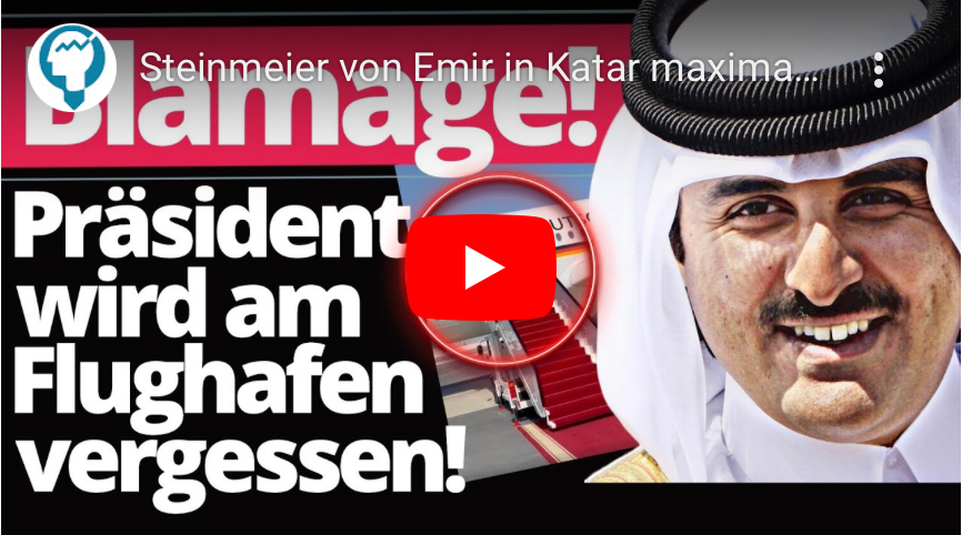 Steinmeier von Emir in Katar maximal gedemütigt!