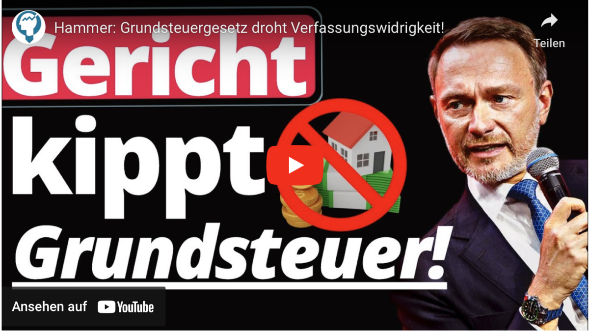 Hammer: Grundsteuergesetz droht Verfassungswidrigkeit!