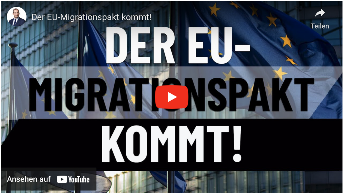 Der EU-Migrationspakt kommt!