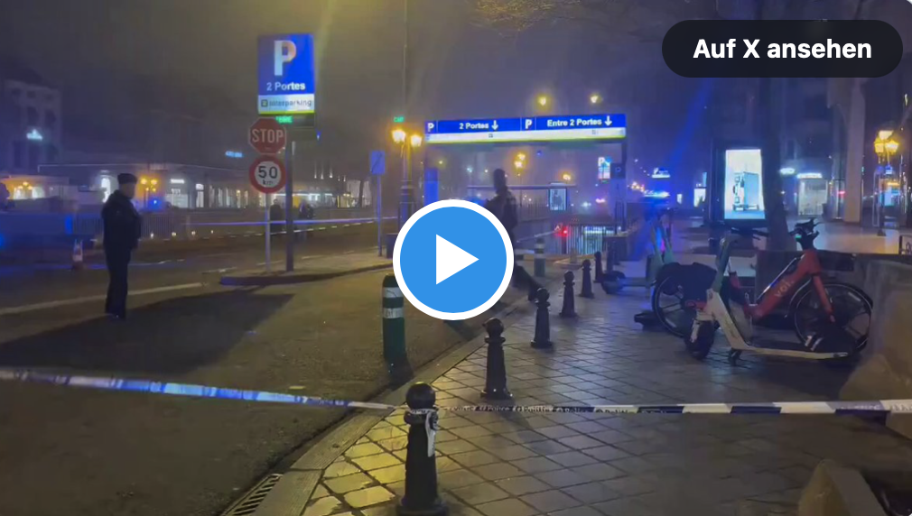 Schon wieder Schießerei in Brüssel: Vier Personen verletzt, eine davon lebensbedrohlich!