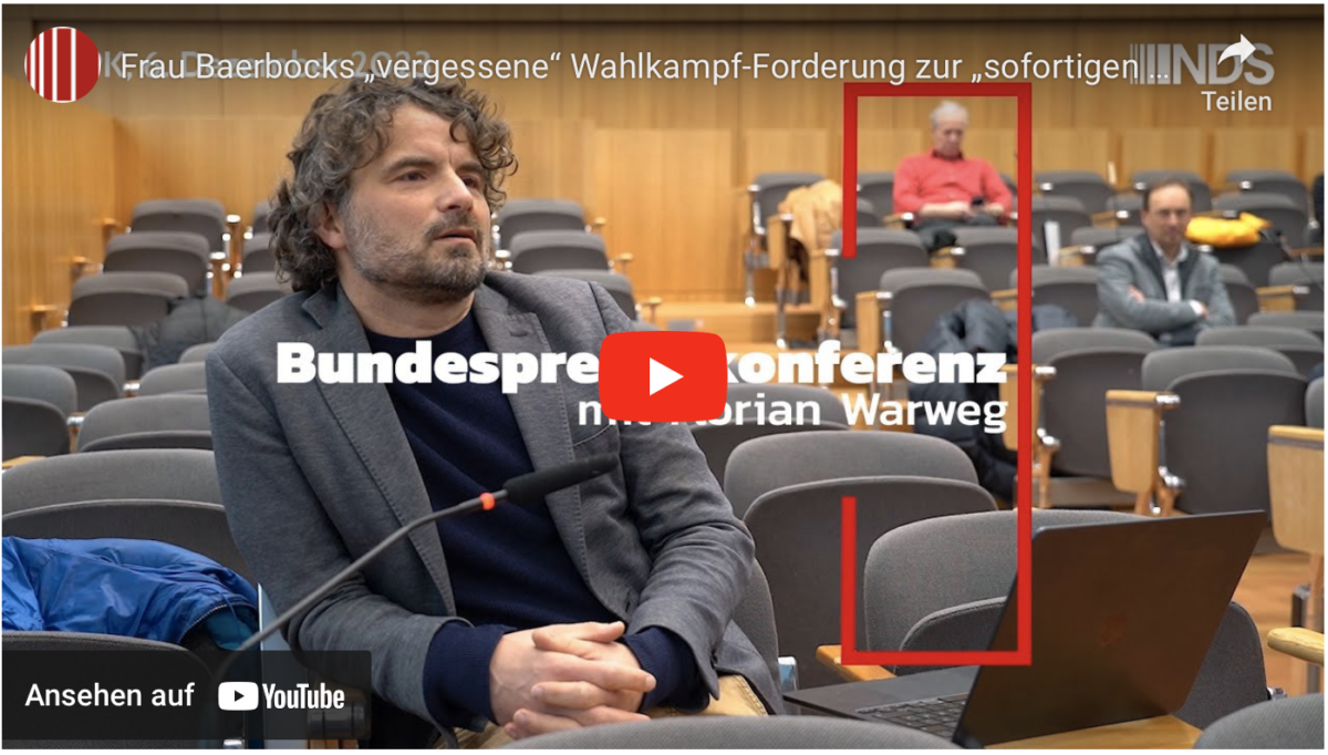Frau Baerbocks „vergessene“ Wahlkampf-Forderung zur „sofortigen Freilassung von Julian Assange“!