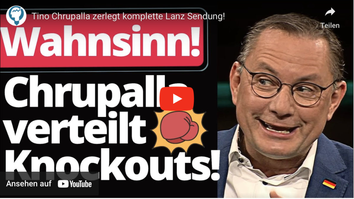 Tino Chrupalla zerlegt komplette Lanz Sendung!