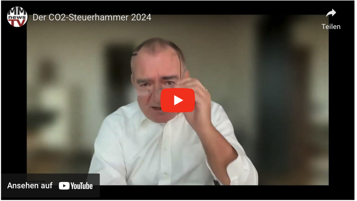 Ampelregierung will uns vernichten! Der CO2-Steuerhammer 2024!