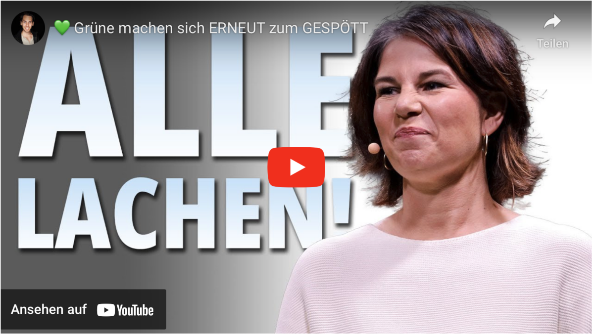Grüne machen sich ERNEUT zum GESPÖTT!
