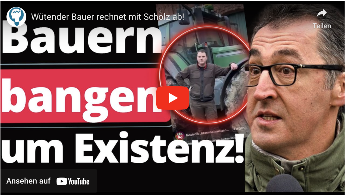 Wütender Bauer rechnet mit Scholz ab!