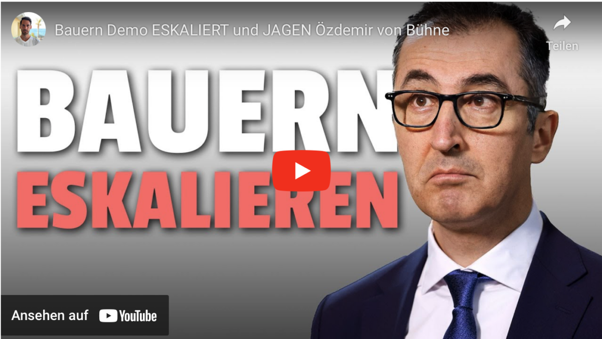 Berlin: Bauern Demo ESKALIERT und JAGEN Özdemir von Bühne!