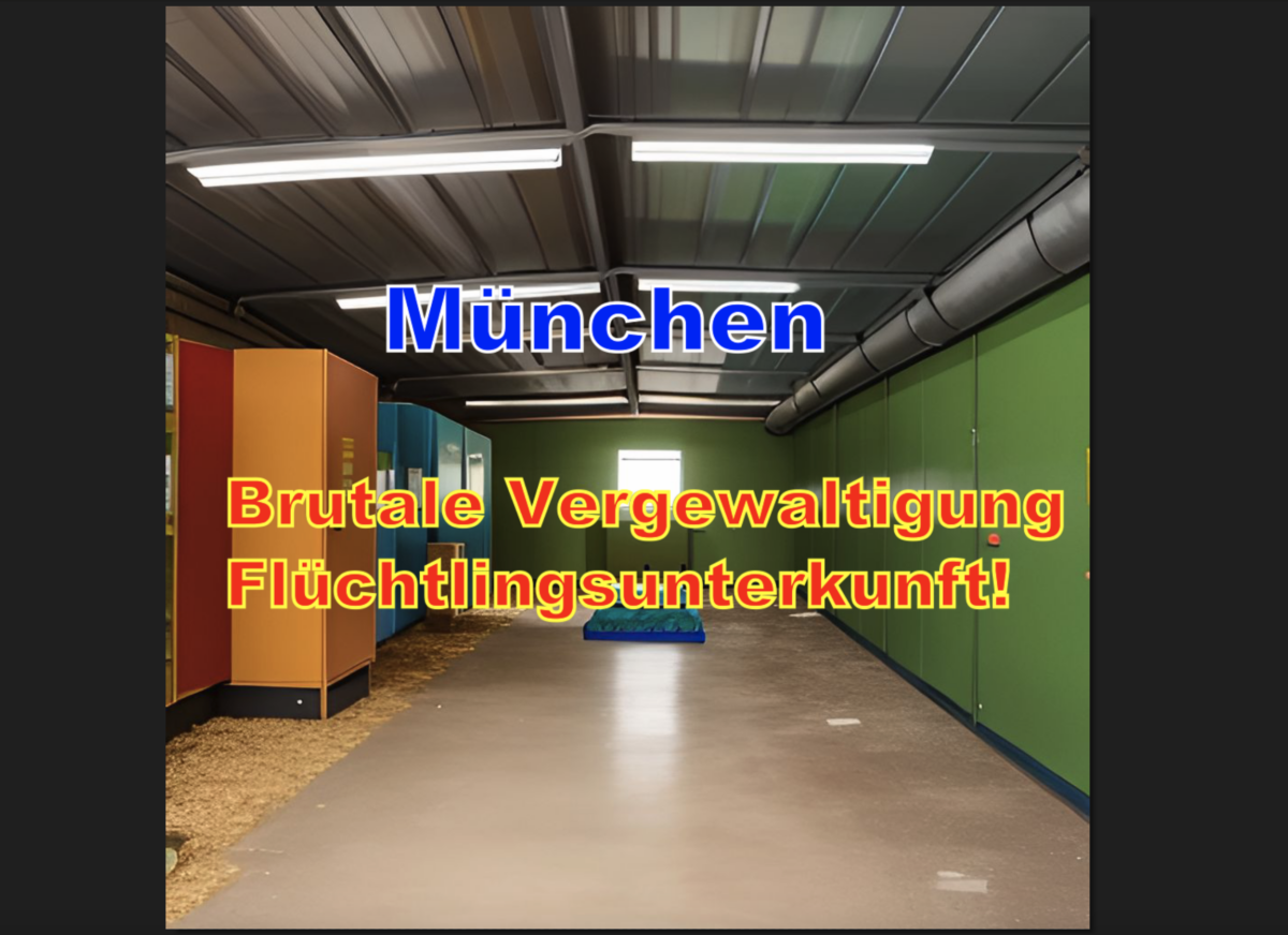 München: Brutale Vergewaltigung – in Flüchtligsunterkunft!