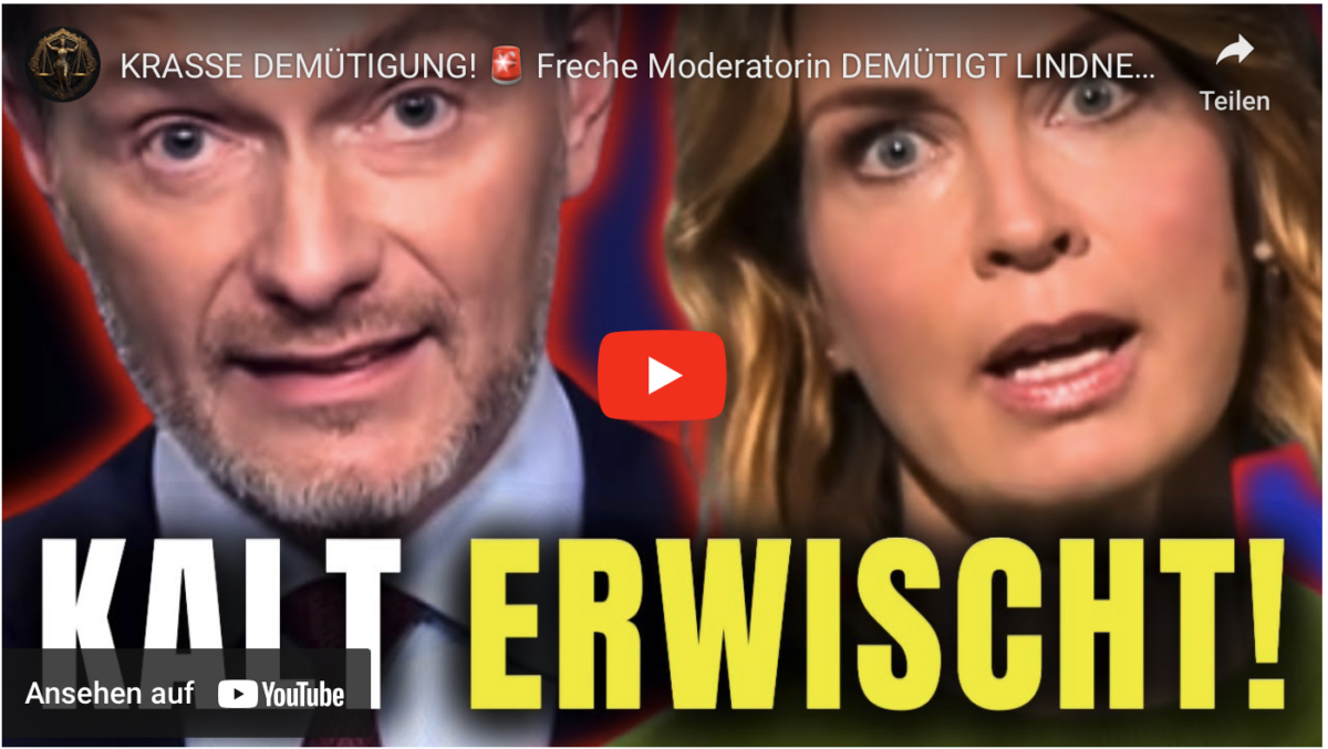 KRASSE DEMÜTIGUNG!  Freche Moderatorin DEMÜTIGT LINDNER VOR ALLEN ZUSCHAUERN! | Nur kurz verfügbar