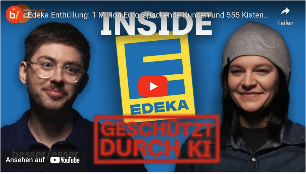 Edeka Enthüllung: 1 Million Euro, spuckende Kunden und 555 Kisten Tabasco I Eure 10 Fragen