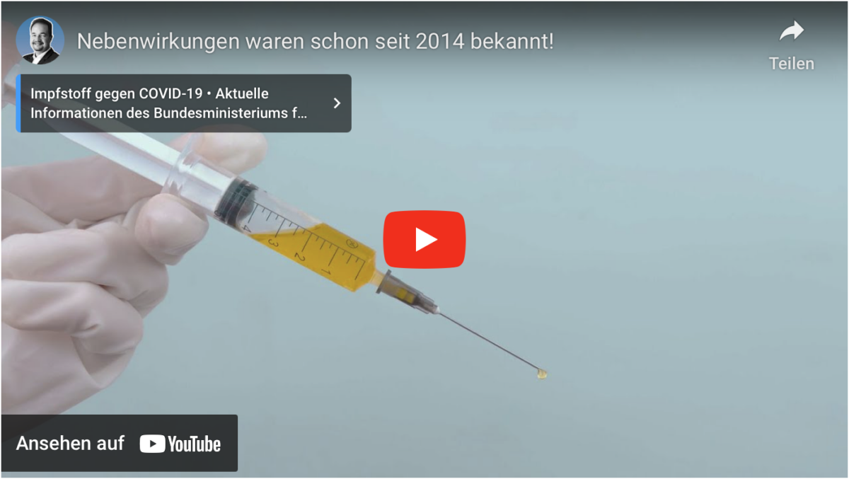 Nebenwirkungen waren schon seit 2014 bekannt!