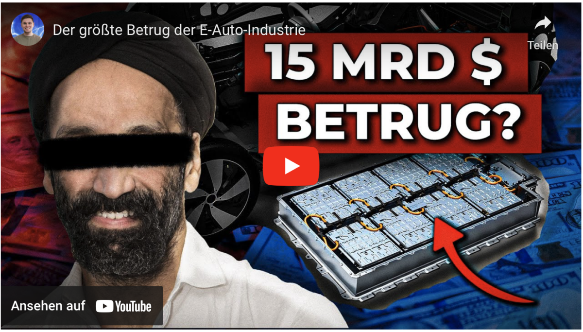 Der größte Betrug der E-Auto-Industrie!