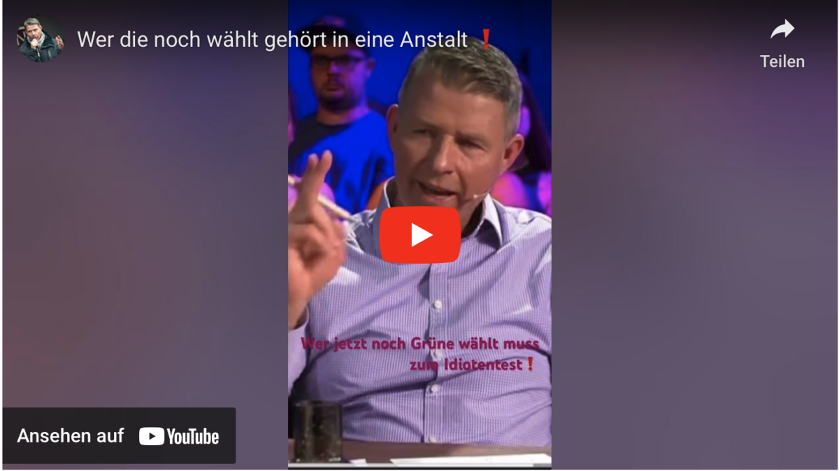 Wer die noch wählt gehört in eine Anstalt!