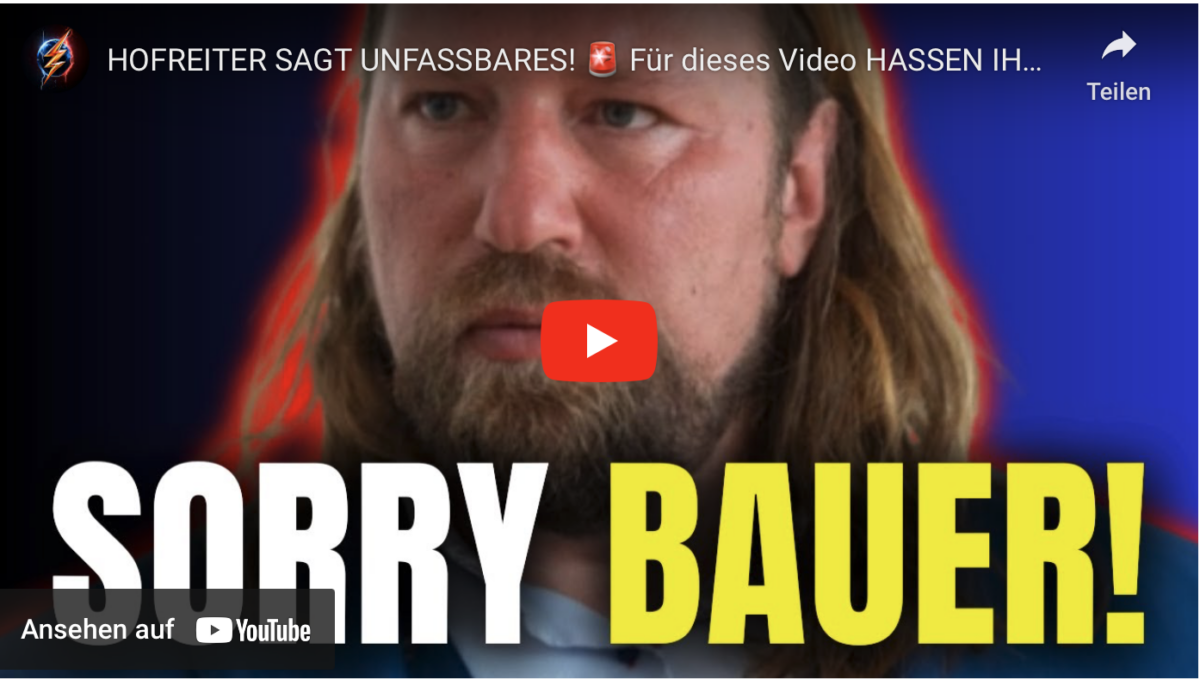 HOFREITER SAGT UNFASSBARES!  Für dieses Video HASSEN IHN ALLE LANDWIRTE!