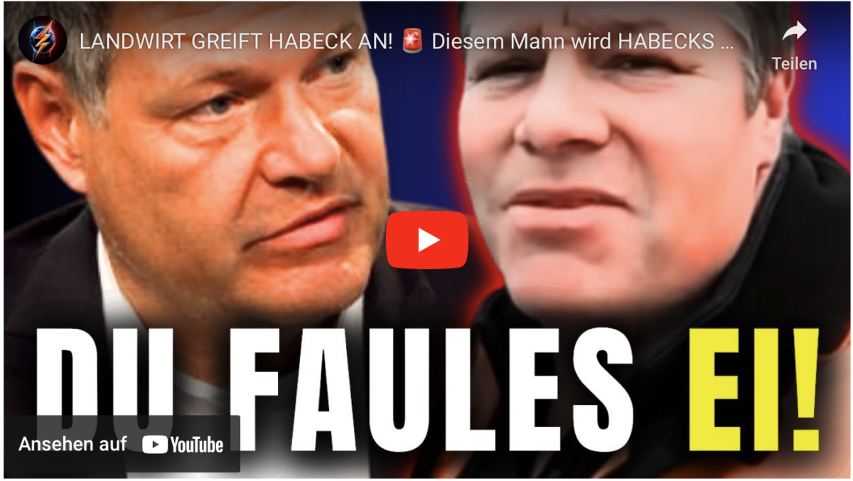 LANDWIRT GREIFT HABECK AN!  Diesem Mann wird HABECKS WILDE REISE ZU BUNT | Dieses Video geht viral