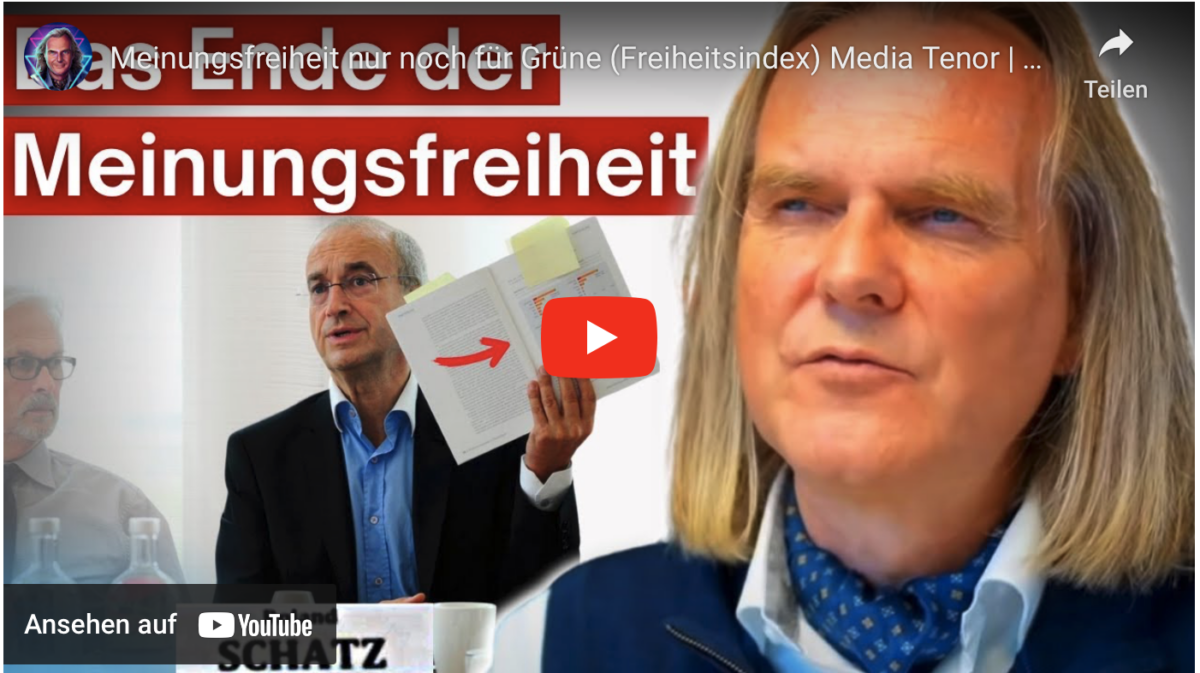 Meinungsfreiheit nur noch für Grüne (Freiheitsindex) Media Tenor