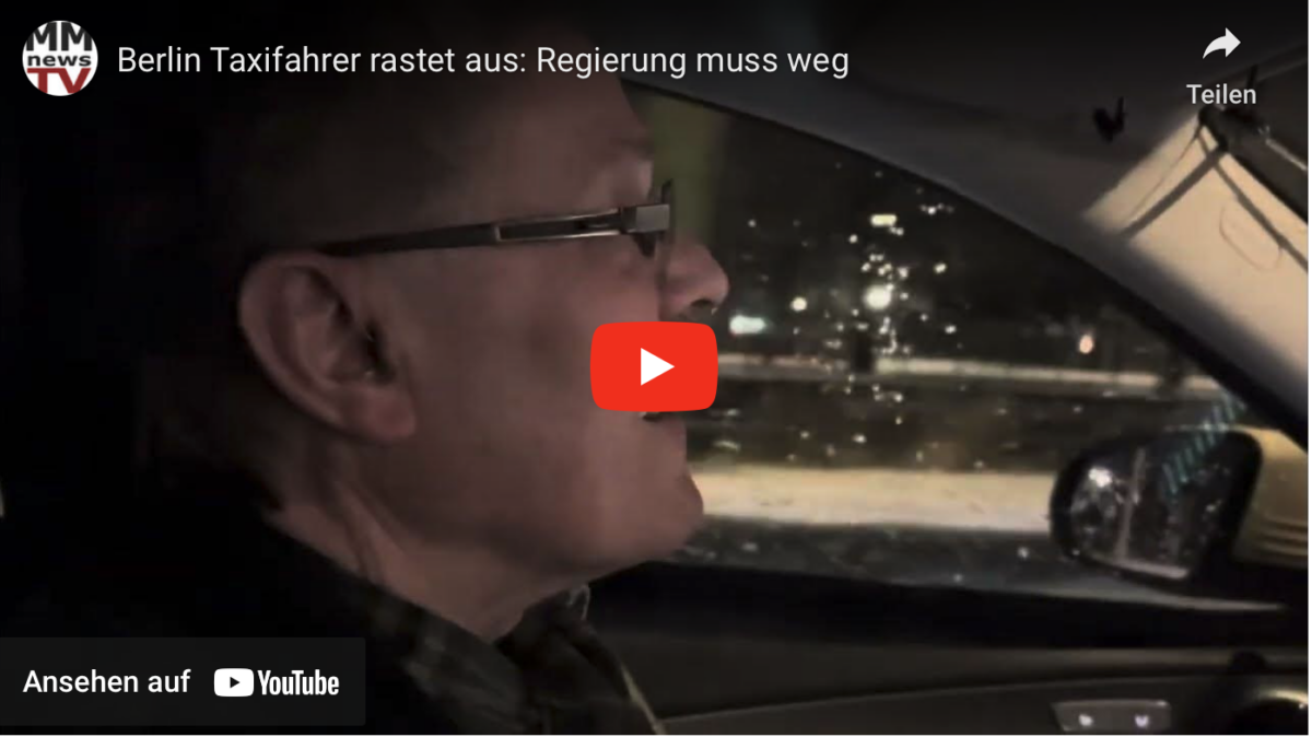 Berlin Taxifahrer rastet aus: Regierung muss weg