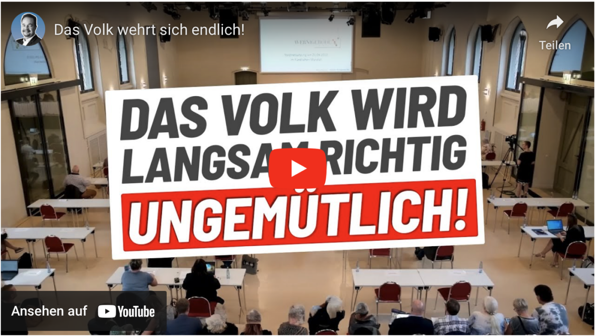 Das Volk wehrt sich endlich!