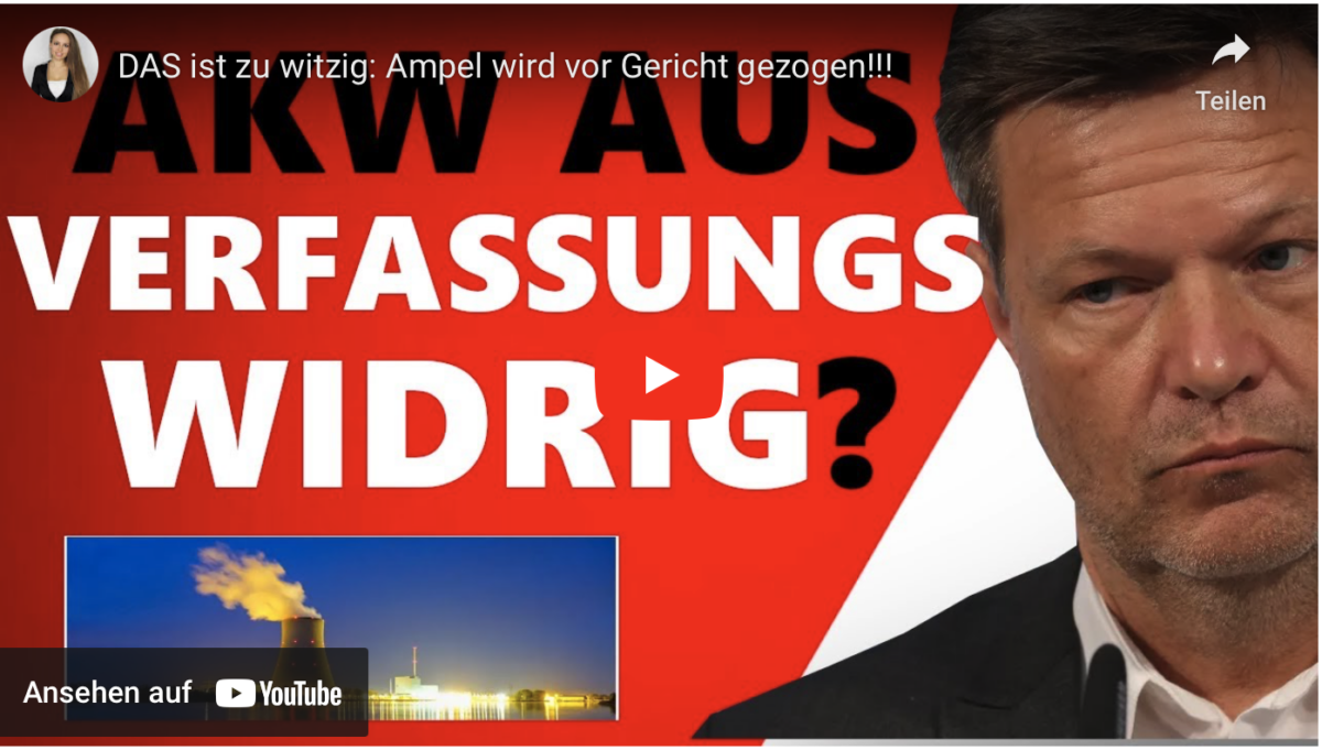 DAS ist zu witzig: Ampel wird vor Gericht gezogen!!!