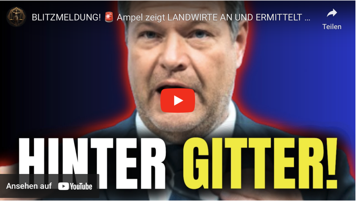 BLITZMELDUNG! Ampel zeigt LANDWIRTE AN UND ERMITTELT GEGEN SIE! | Das geht auf Telegram viral!
