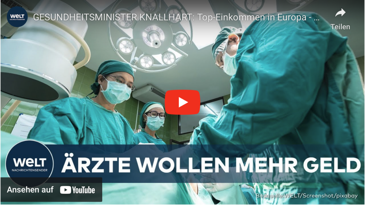GESUNDHEITSMINISTER KNALLHART: Top-Einkommen in Europa – Karl Lauterbach weist Ärzteforderungen ab!