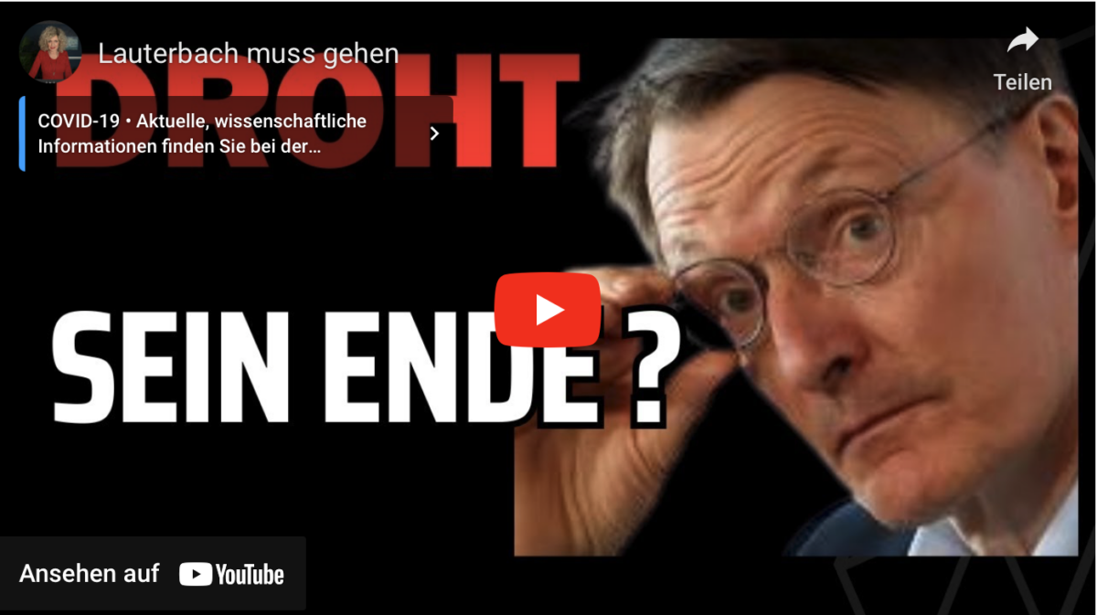 Lauterbach muss gehen! Droht sein Ende!