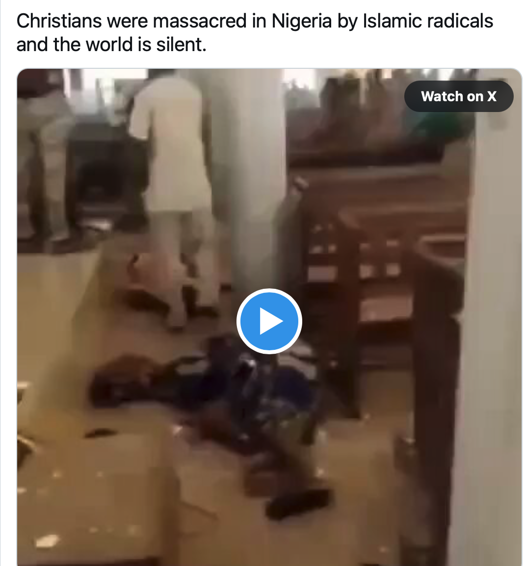 In Nigeria wurden Christen von radikalen Islamisten massakriert und die Welt schweigt!