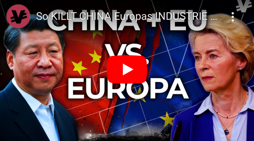 So KILLT CHINA Europas INDUSTRIE mit Hilfe der EU! | VisualEconomik DE