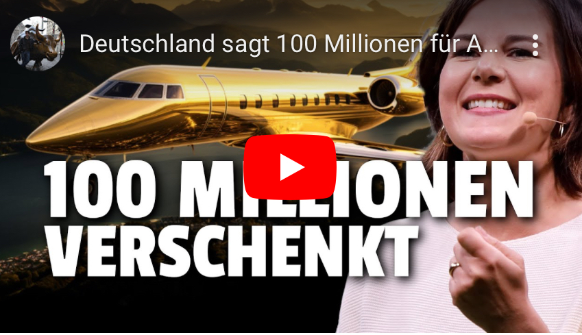 Deutschland sagt 100 Millionen für ANDERE Länder zu