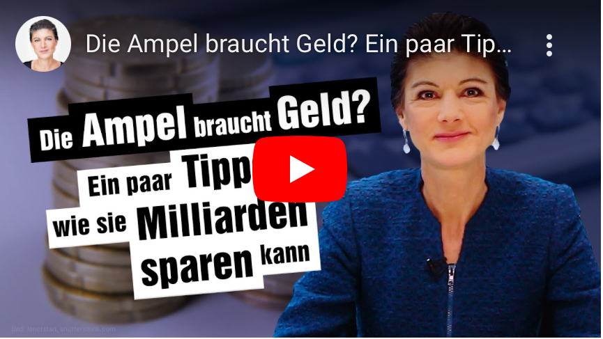 Die Ampel braucht Geld? Ein paar Tipps, wie sie Milliarden sparen kann!
