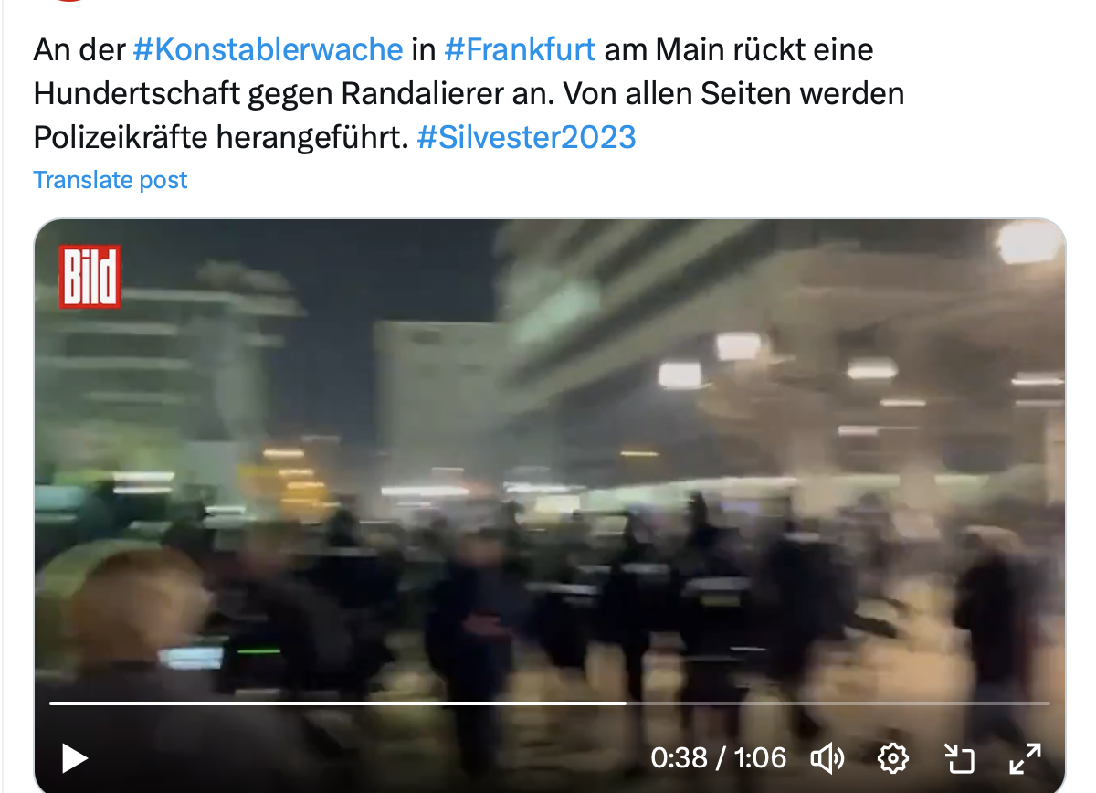 Die Silvester-Nacht in Frankfurt 2023/2024!
