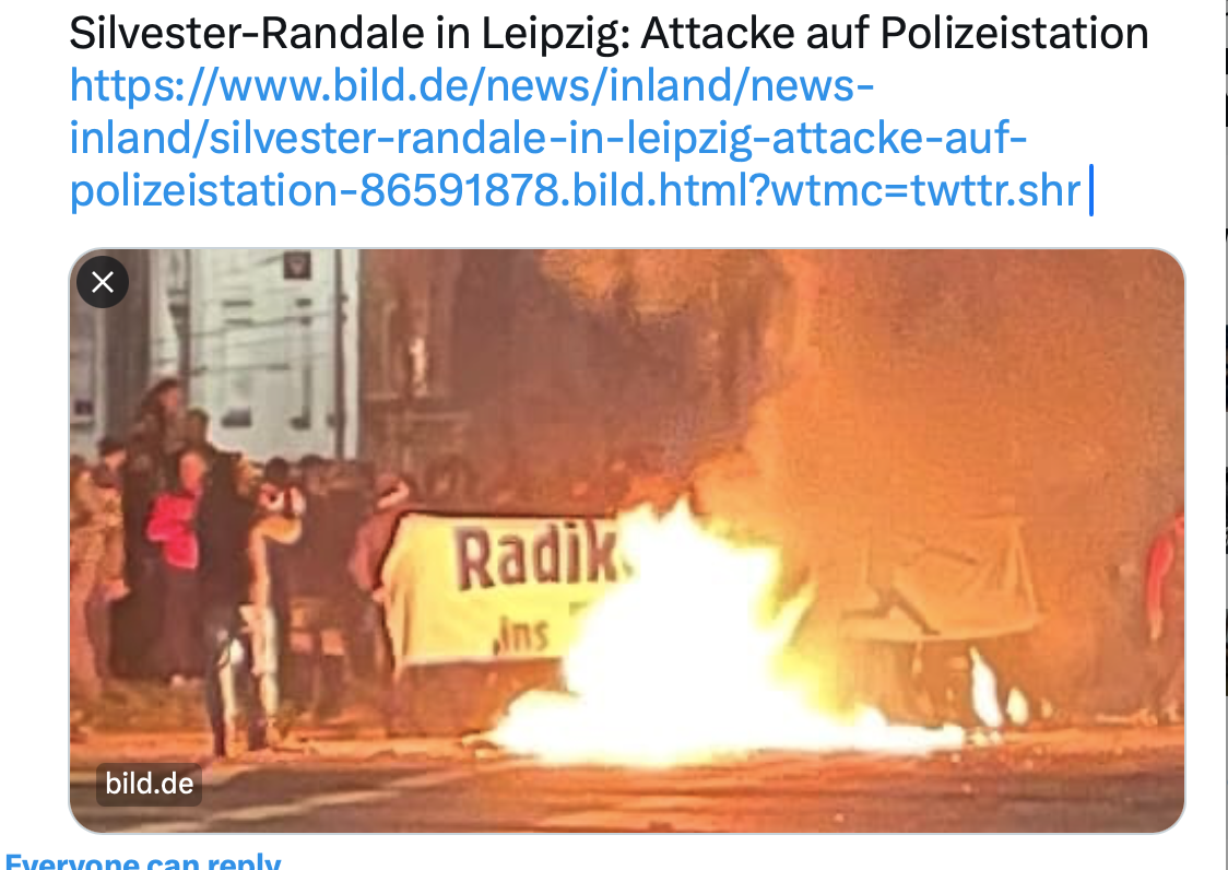 Silvester-Attacke auf Polizeistation in Leipzig und weitere Randale zum Jahreswechsel!