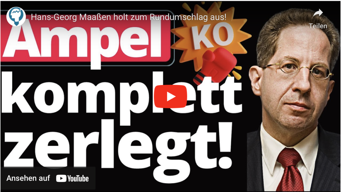 Hans-Georg Maaßen holt zum Rundumschlag aus!