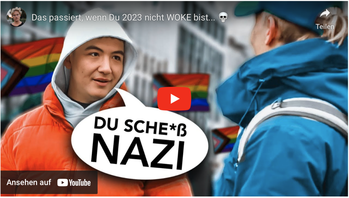 Das passiert, wenn Du 2023 nicht WOKE bist…