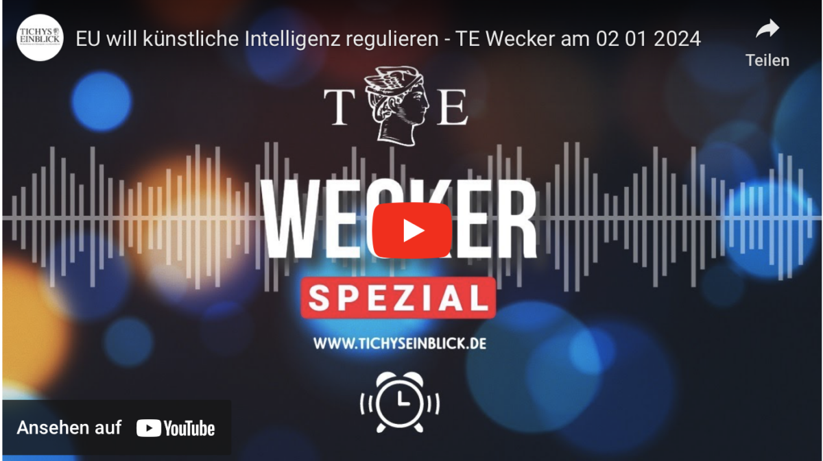 EU will künstliche Intelligenz regulieren!