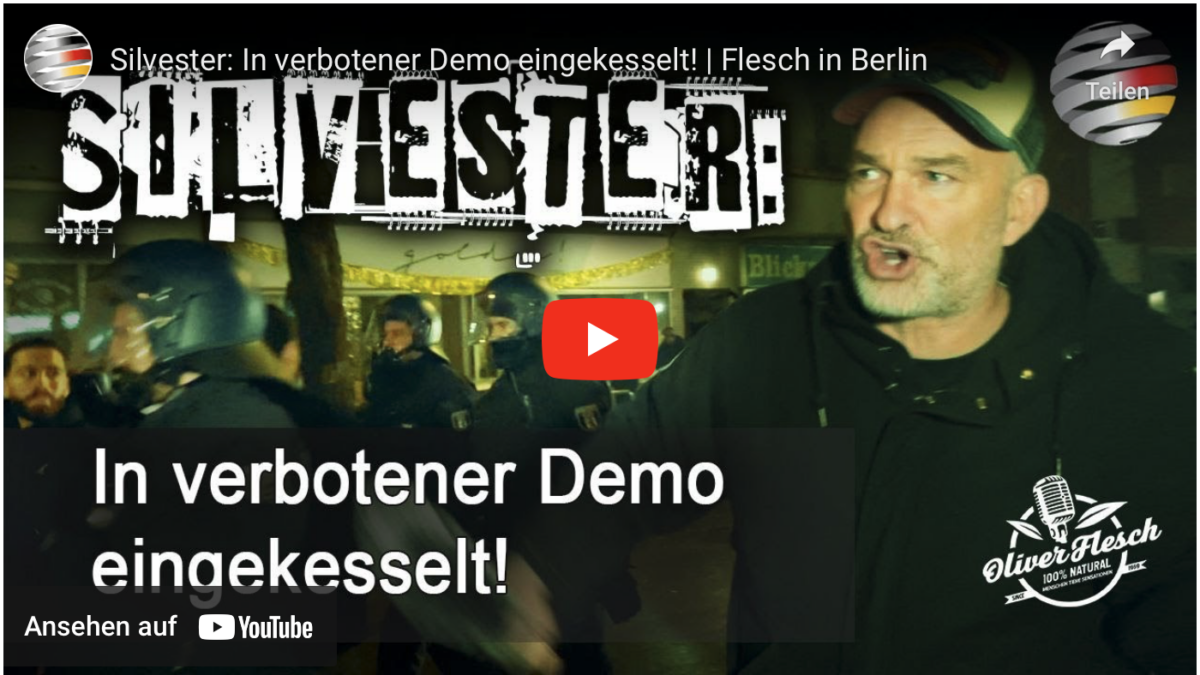 Silvester: In verbotener Demo eingekesselt!