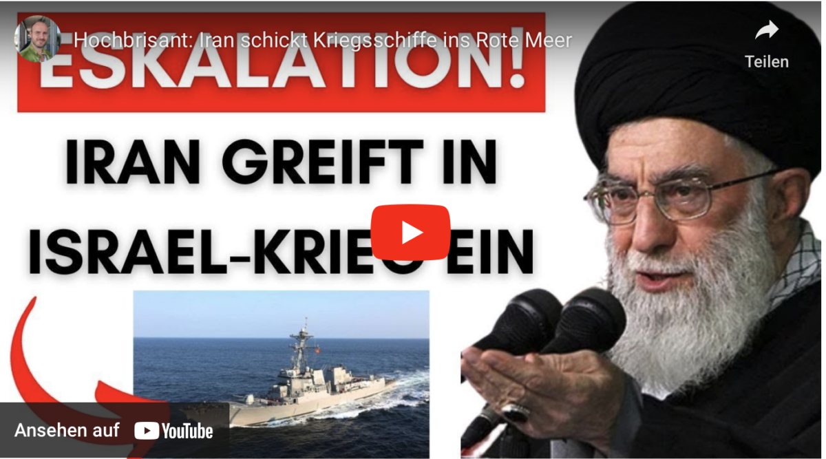 Hochbrisant: Iran schickt Kriegsschiffe ins Rote Meer