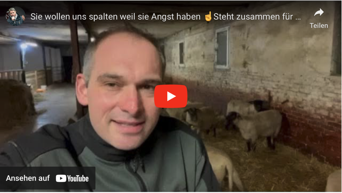 Sie wollen uns spalten weil sie Angst haben! Steht zusammen für einen Kurswechsel!