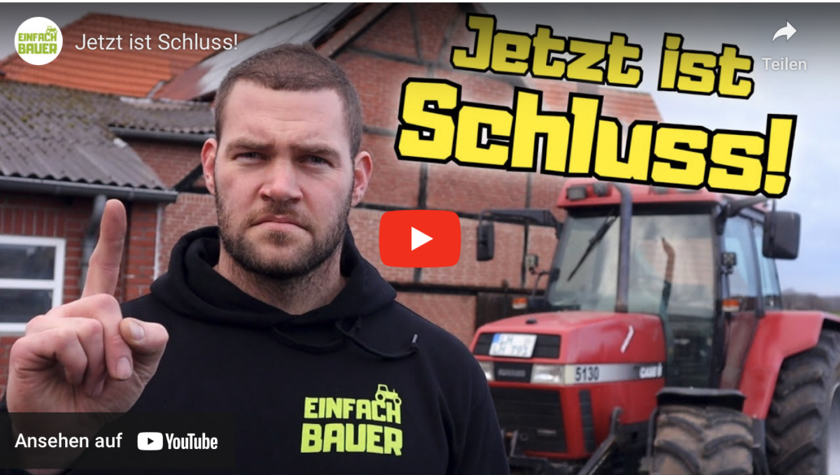 Einfach Bauer: Jetzt ist Schluss!