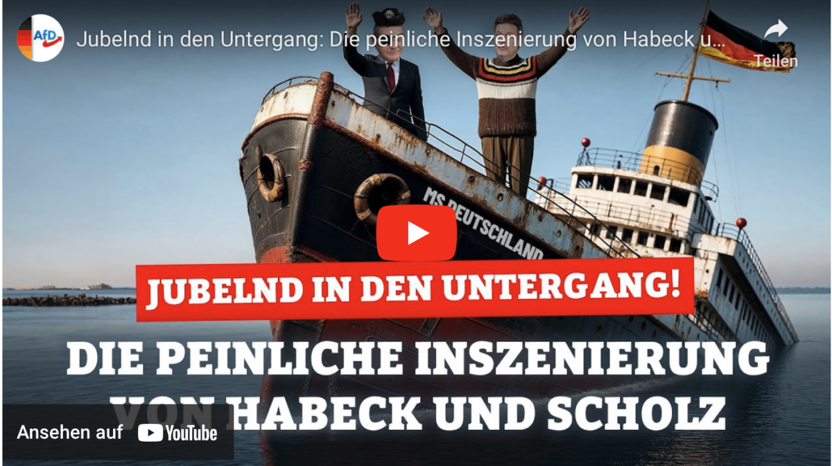 Jubelnd in den Untergang: Die peinliche Inszenierung von Habeck und Scholz!